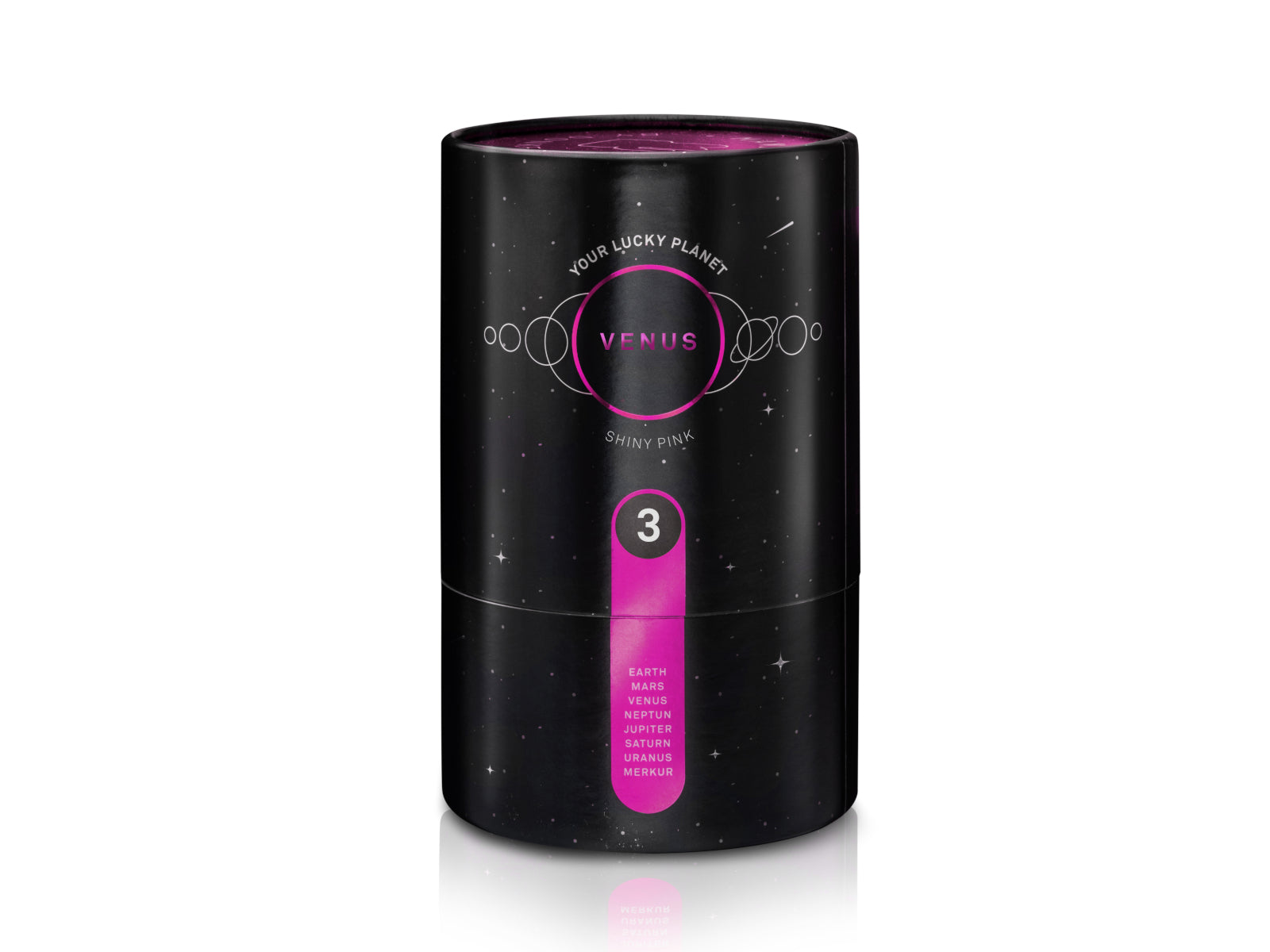 Donkey Products Lucky Cat Cosmic Winkekatze shiny pink 15cm Freisteller 3