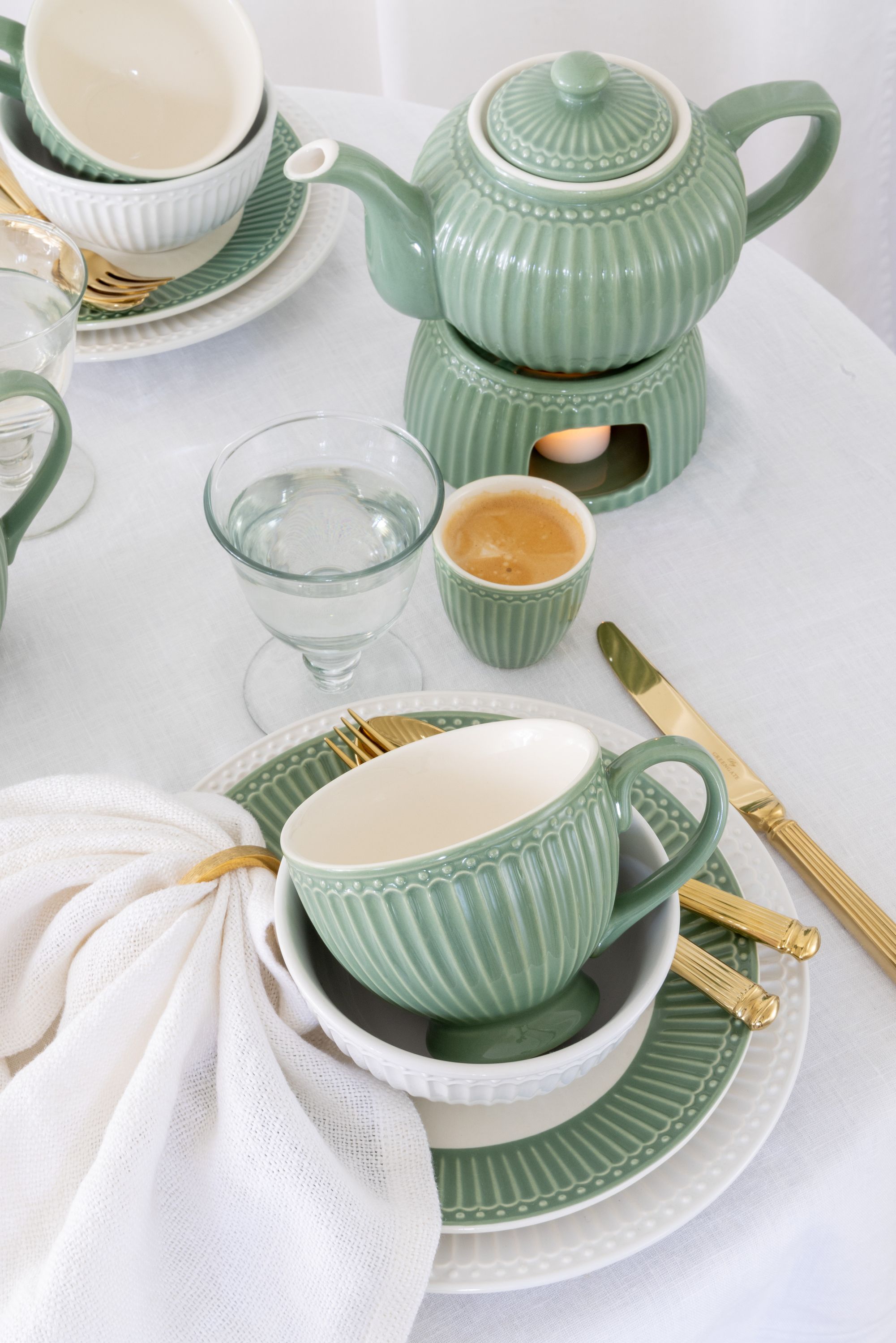 Greengate Alice Mini Latte Cup dusty green 0,1l - Produktbild 5