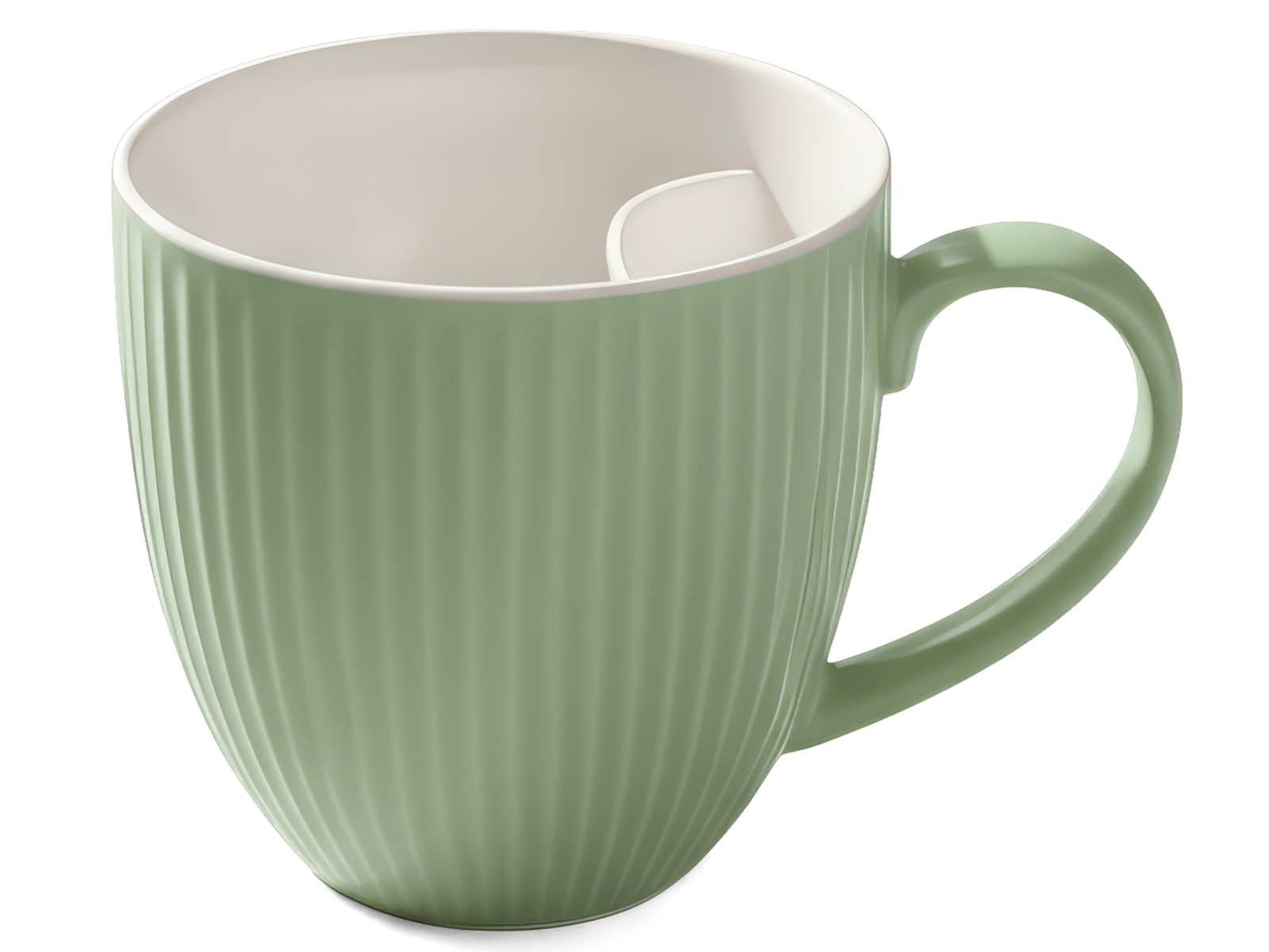 Cangoo Cup® Embossed Green Teebecher 0,33l Freisteller 1