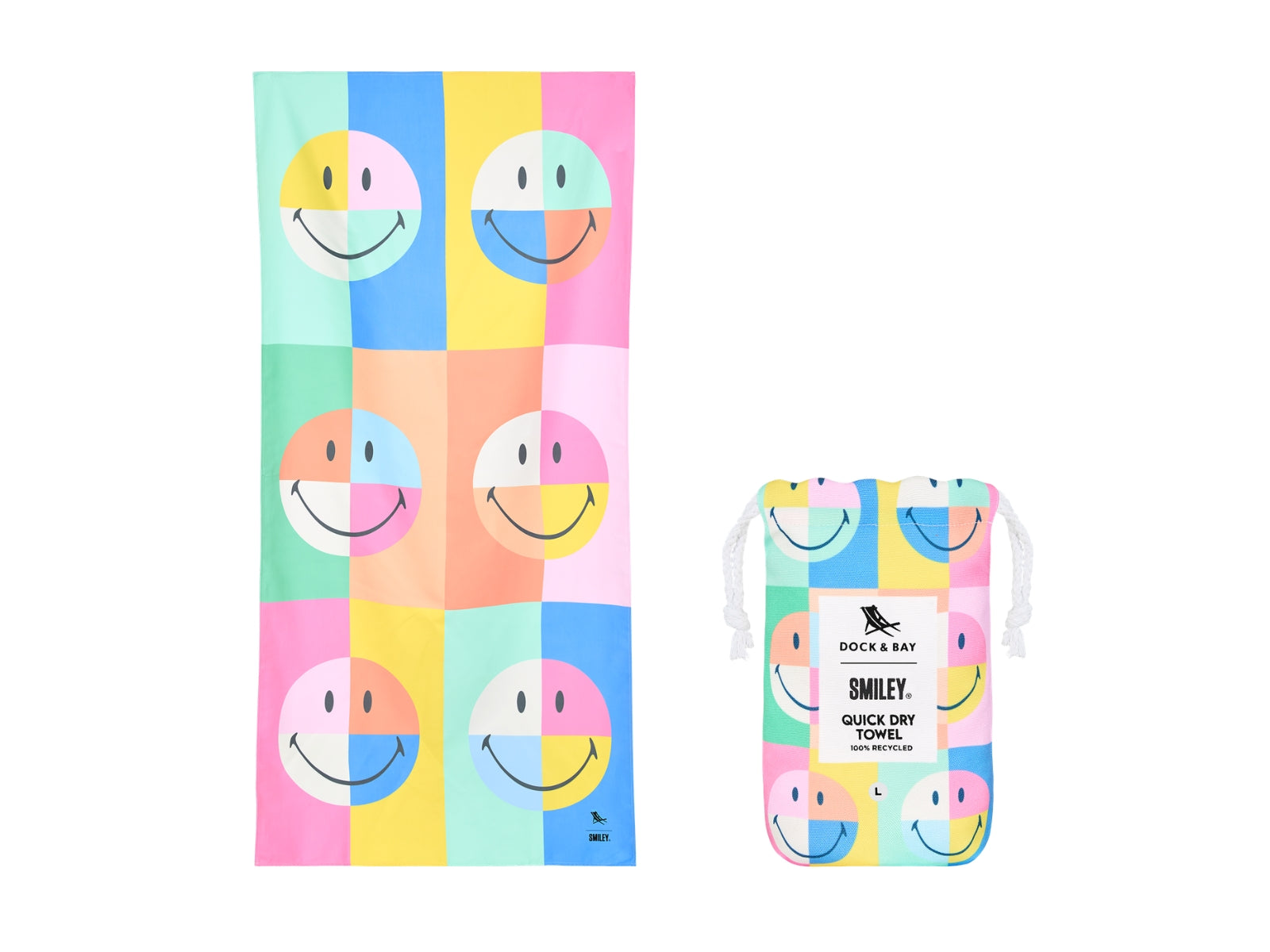 Dock & Bay Beach Towel L Feelin' Good 160x90cm - Produktbild 2