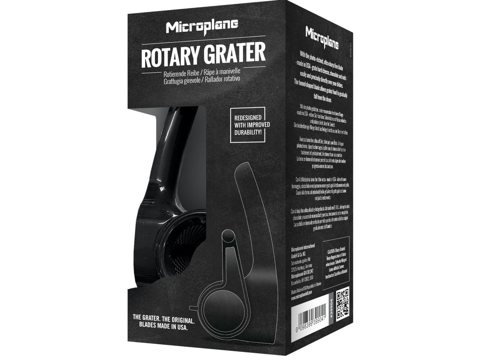 Microplane rotierende Reibe 21,3 cm Freisteller 1