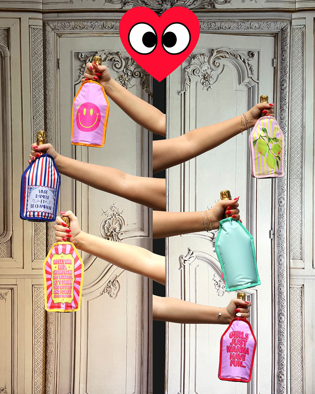 Giftcompany Froid Kühlmanschette Statt Blumen hot pink 23,5cm Lifestyle 2