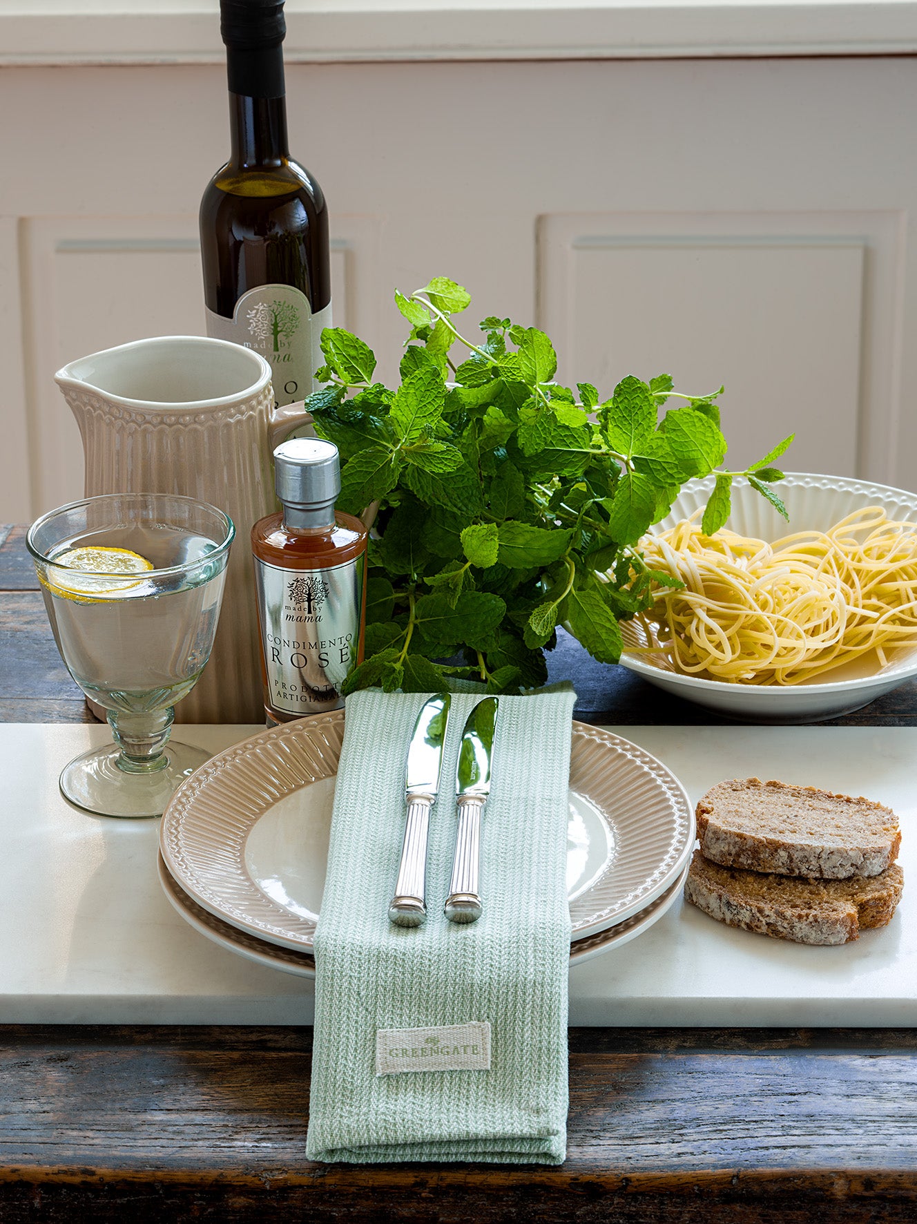 Greengate Alice Becher mit Henkel creamy fudge 0,4 l