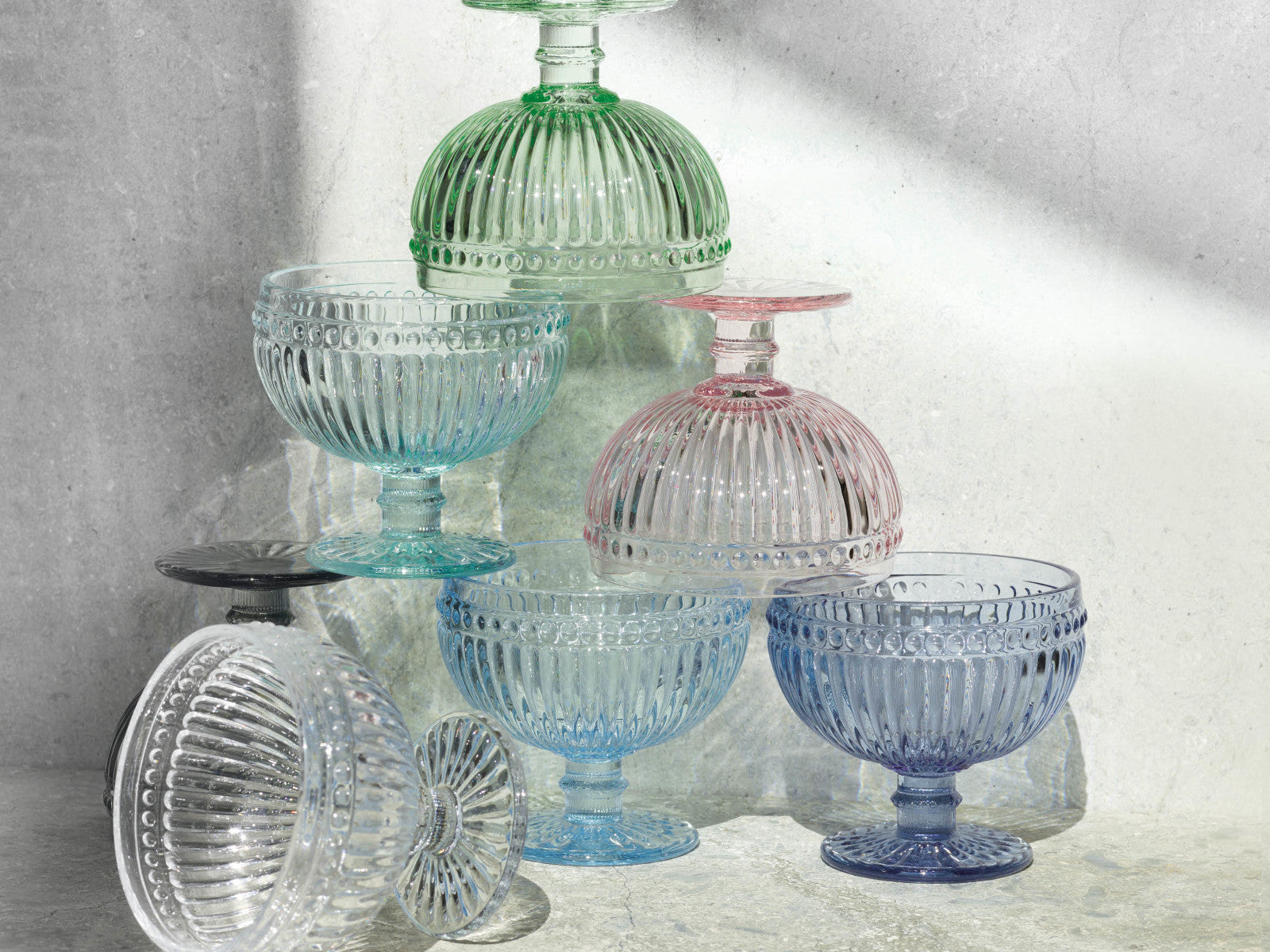 Greengate Alice Dessertschale clear 9,8cm Lifestyle 1