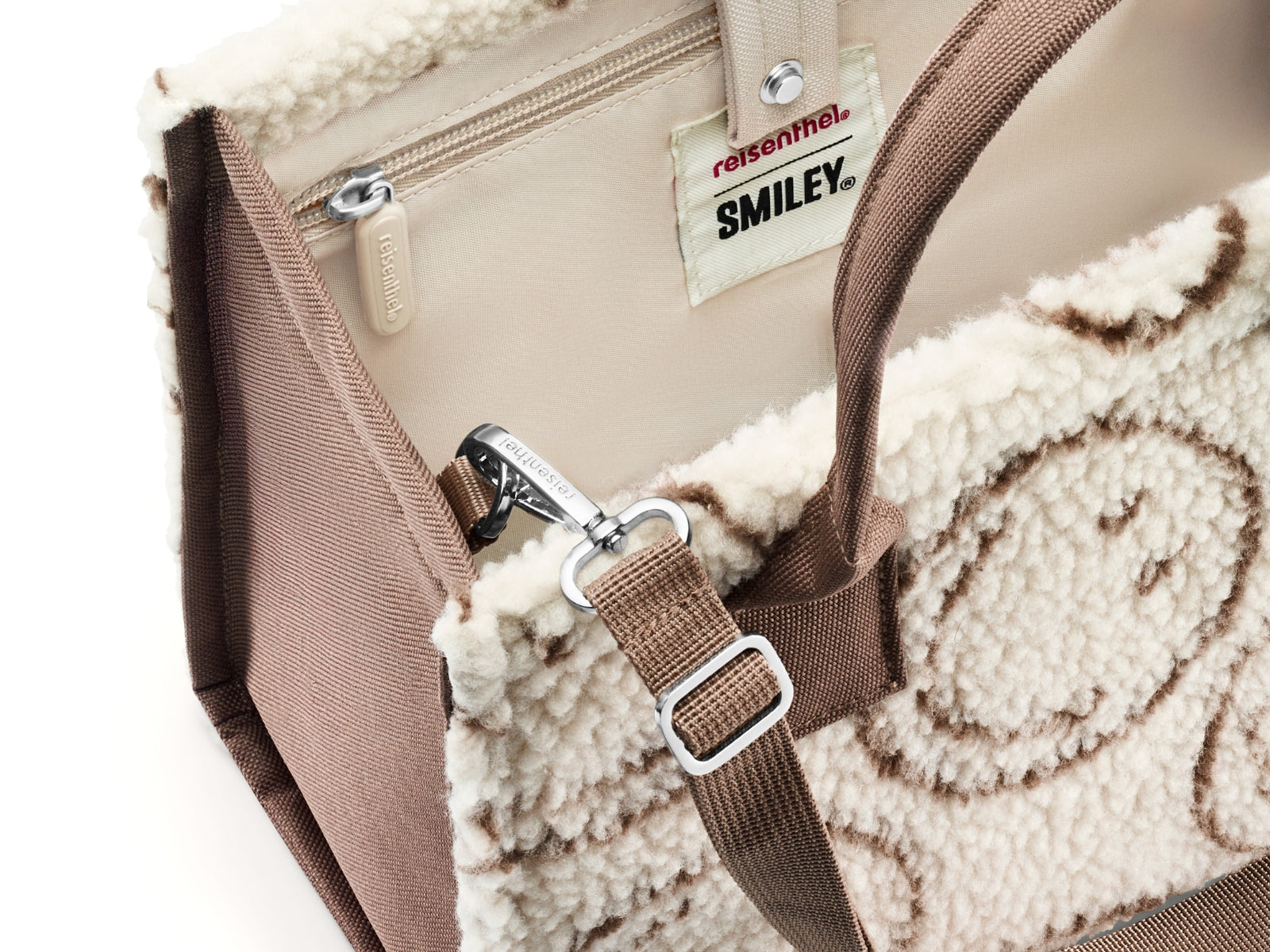reisenthel daily shopper XS smiley® teddy chocolate - Produktbild 4