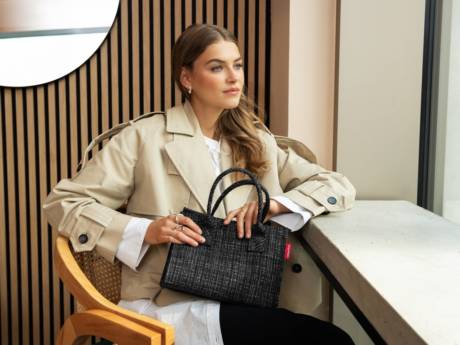 reisenthel daily shopper XS bouclé black - Produktbild 6