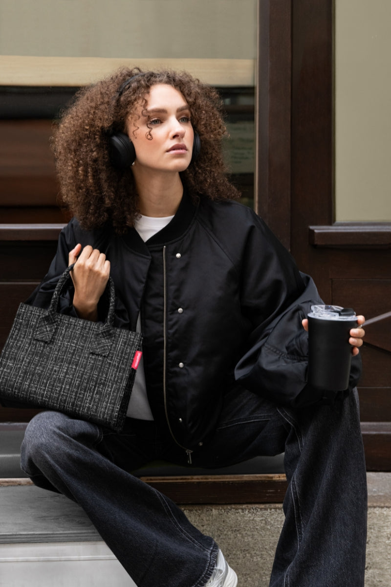 reisenthel daily shopper XS bouclé black - Produktbild 7