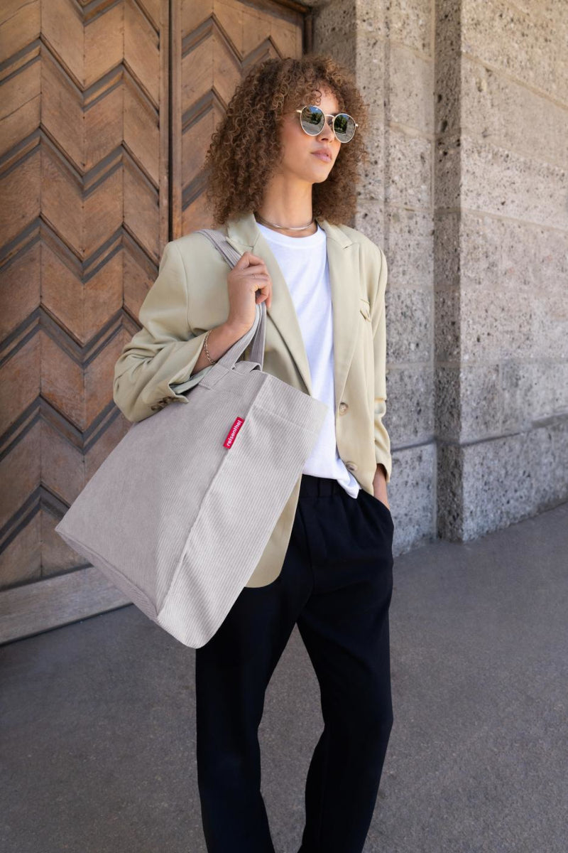 reisenthel softshopper cord grey Lifestyle2