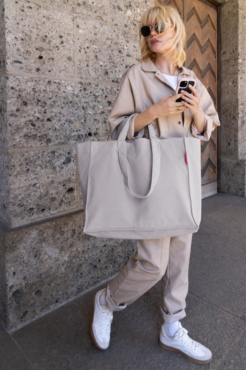 reisenthel softshopper cord grey Lifestyle4