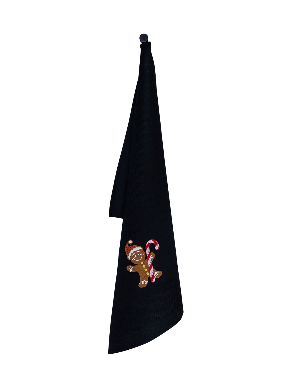 Vista Portuguese Geschirrtuch Gingerbread Man schwarz 50x70 cm - Produktbild 1