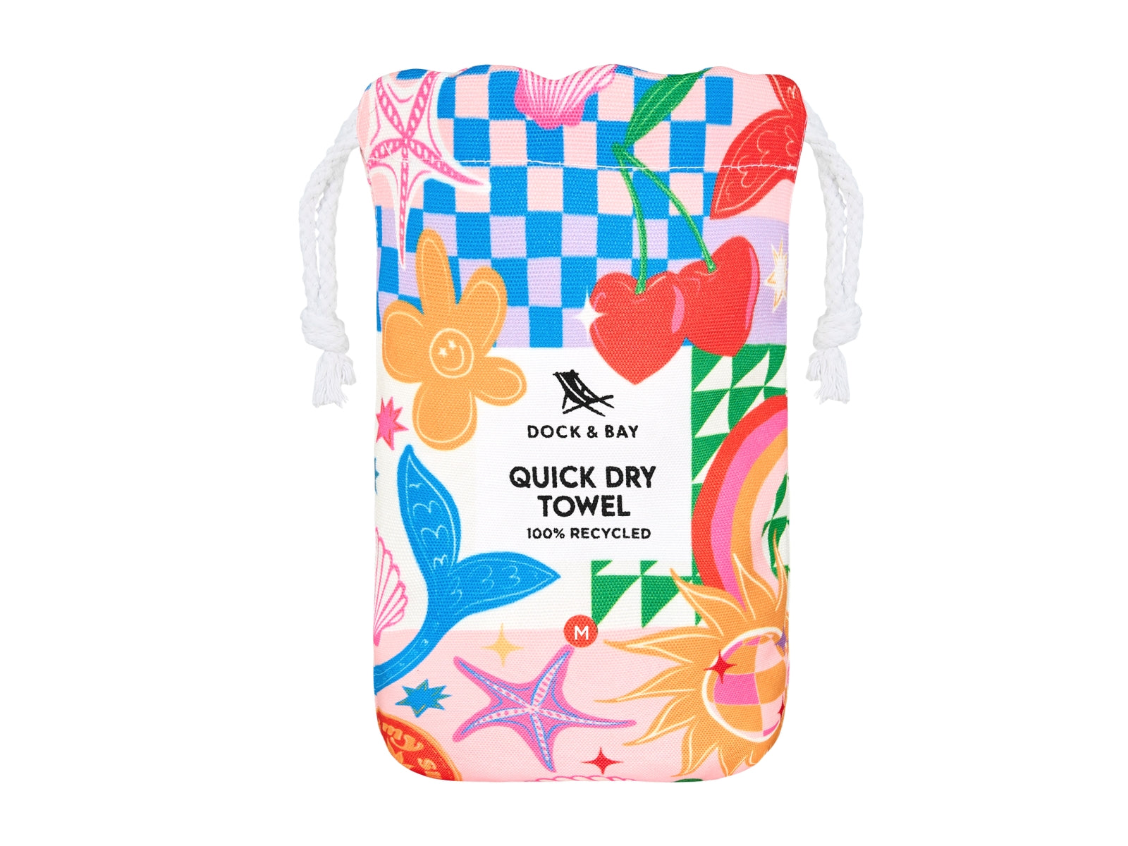 Dock & Bay Kids Beach Towel M Good Vibes Club 130x70cm - Produktbild 2