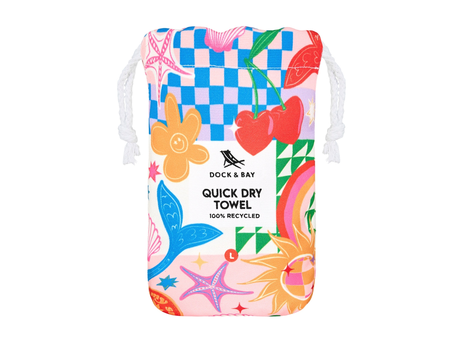 Dock & Bay Kids Beach Towel L Good Vibes Club 160x90cm - Produktbild 2