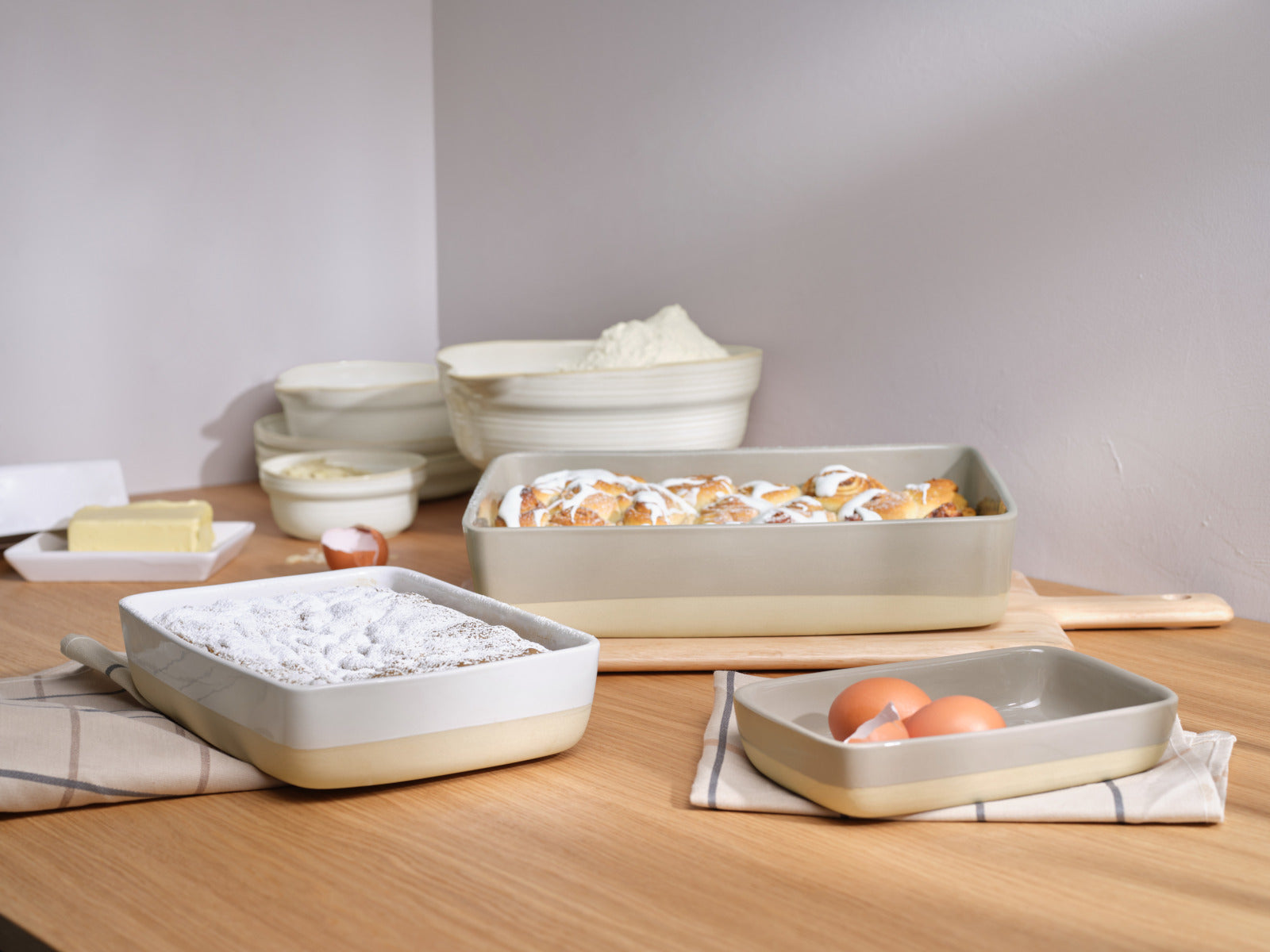 ASA Selection Grande Auflaufform rechteckig nude 28,5x20x6cm Lifestyle 3