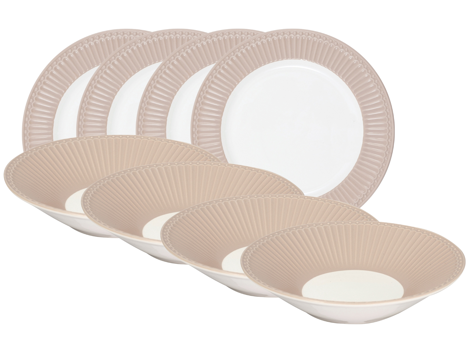 Greengate Alice Tafelset creamy fudge 8tlg Freisteller