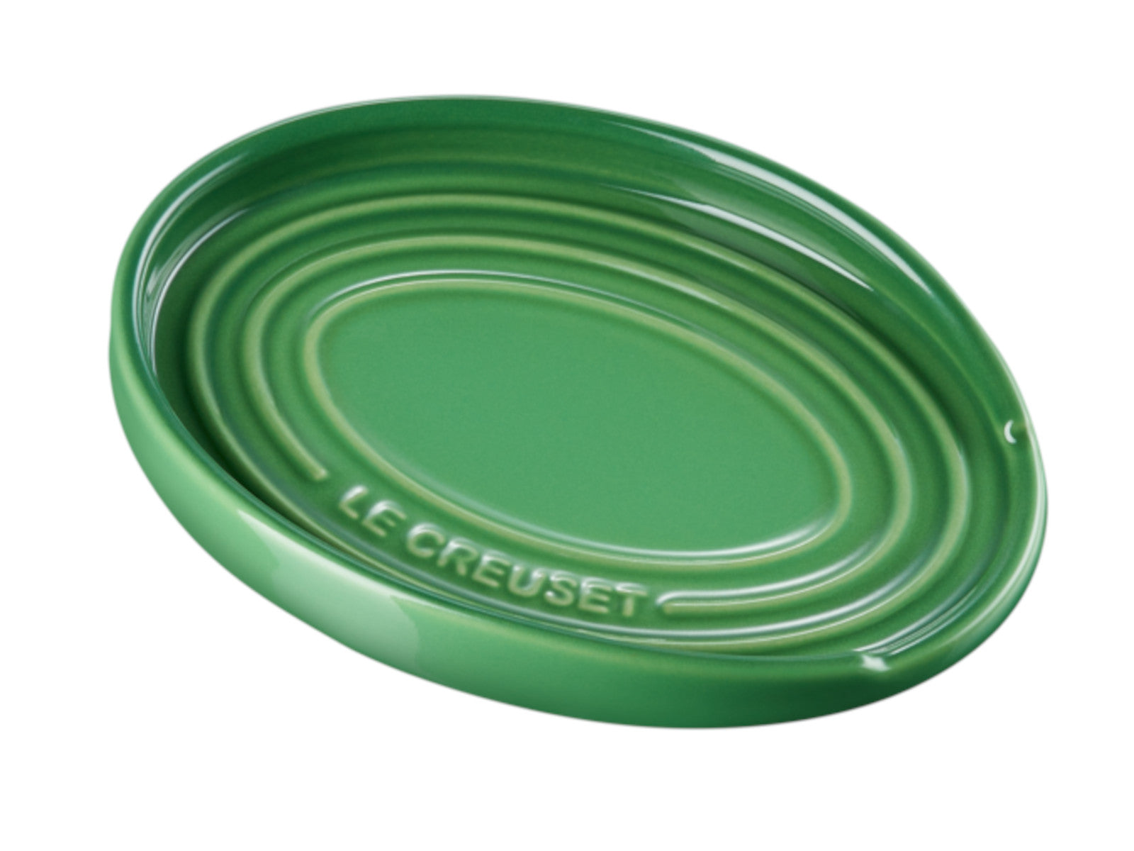 Le Creuset Löffelablage oval bamboo 16cm Freisteller 1