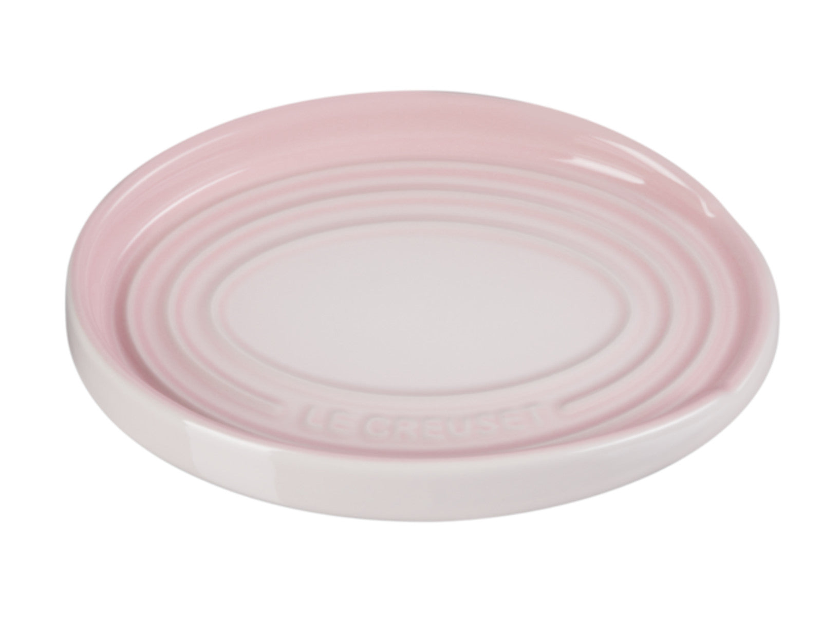 Le Creuset Löffelablage oval shell pink 16cm Freisteller 2