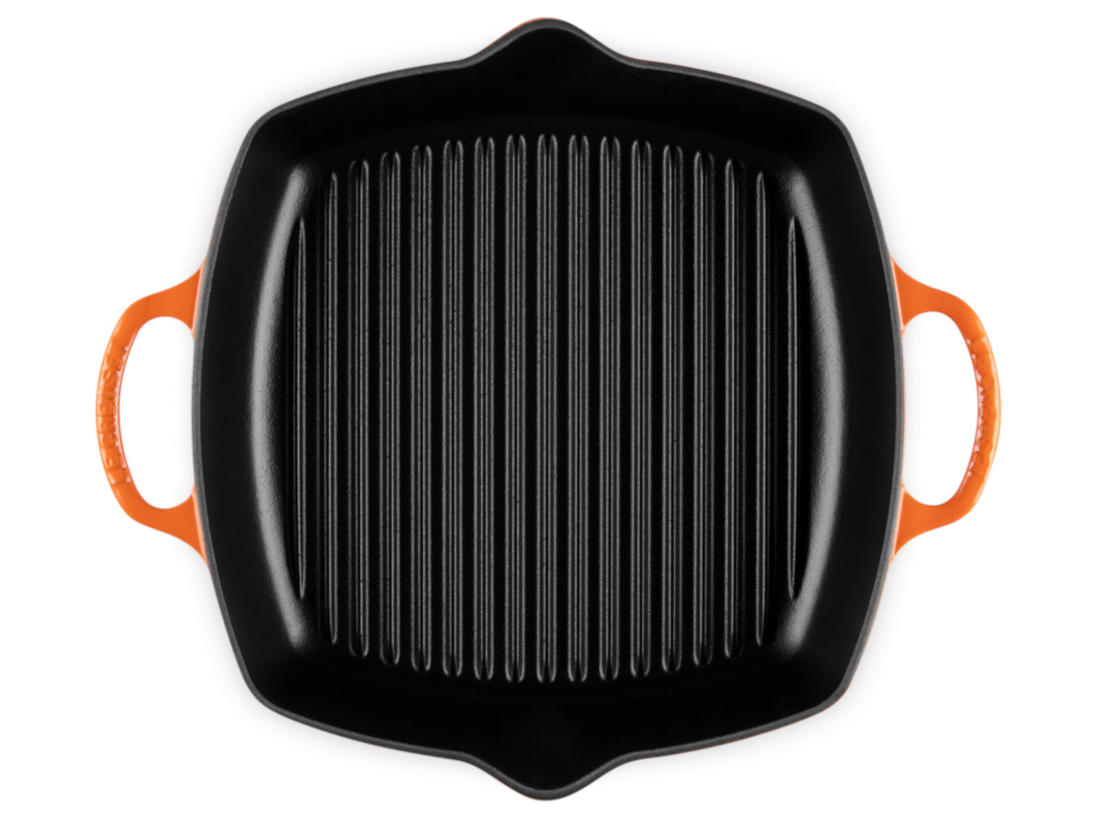 Le Creuset Grillpfanne Signature quatratisch ofenrot 30cm Freisteller 4