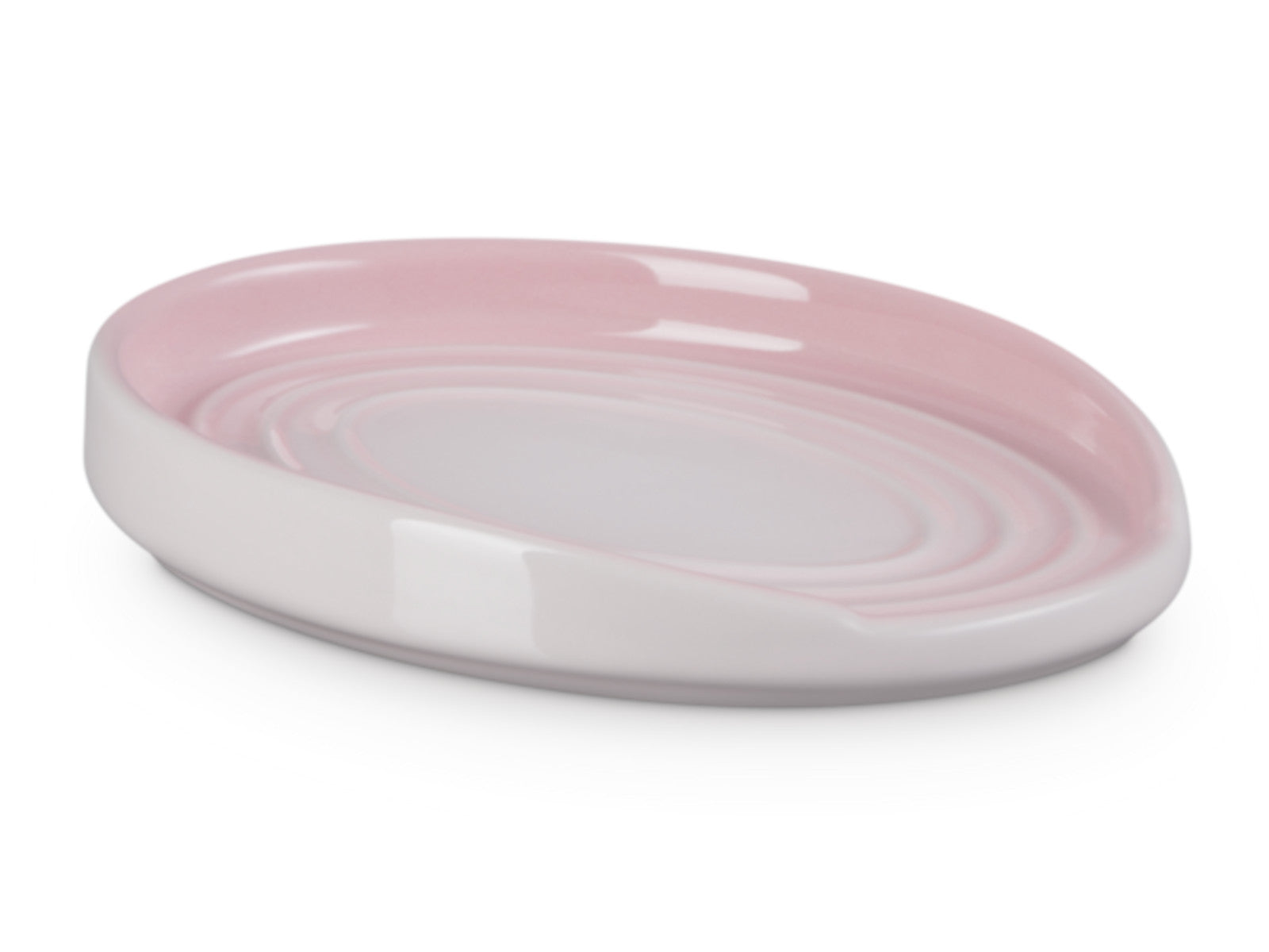 Le Creuset Löffelablage oval shell pink 16cm Freisteller 1