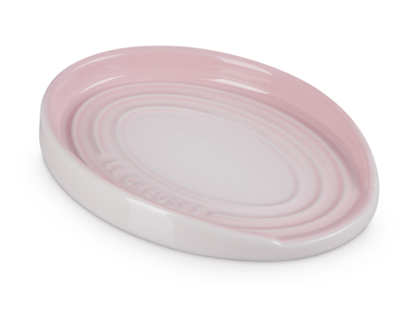 Le Creuset Löffelablage oval shell pink 16cm Freisteller 5