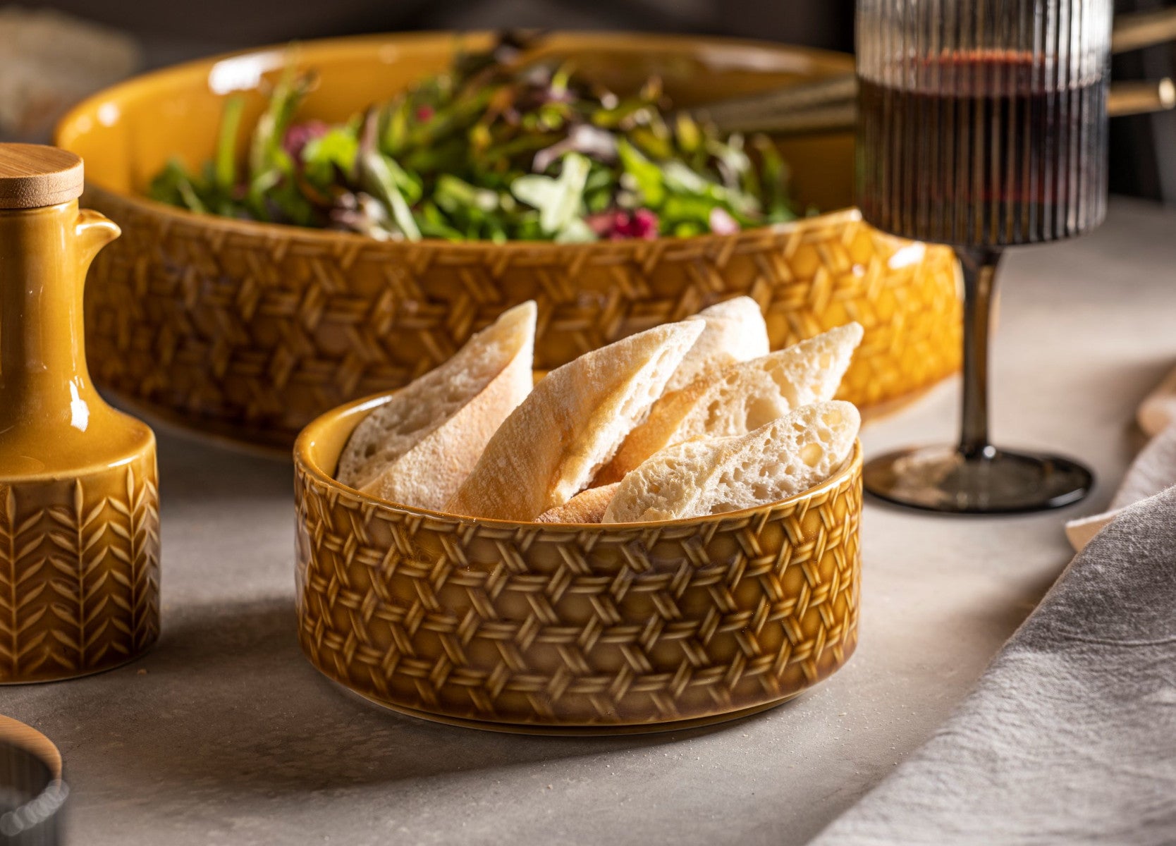 ladelle HEATH Schalenset karamell 2tlg Lifestyle 3