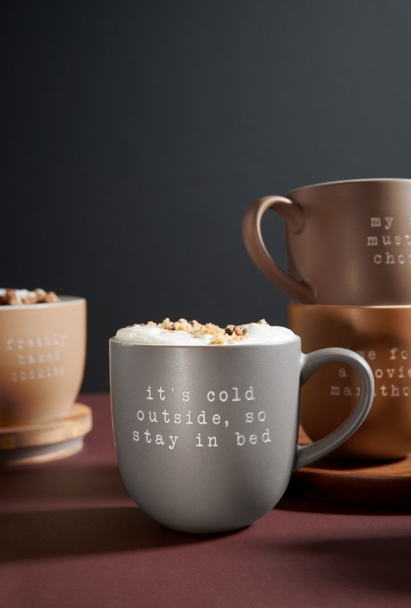 ASA hey! Henkelbecher not a morning person grau 0,35l Lifestyle