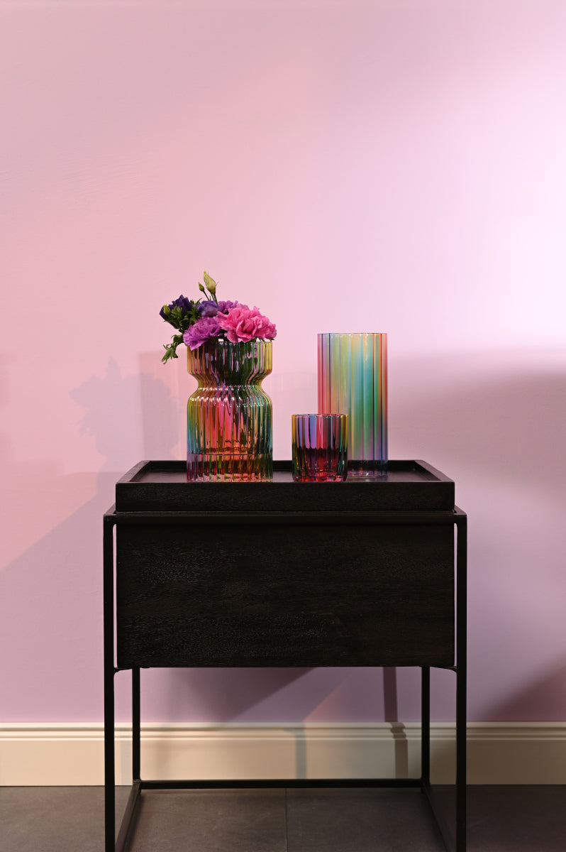 Giftcompany Jacquard Windlicht Wave mehrfarbig 9cm Lifestyle 3