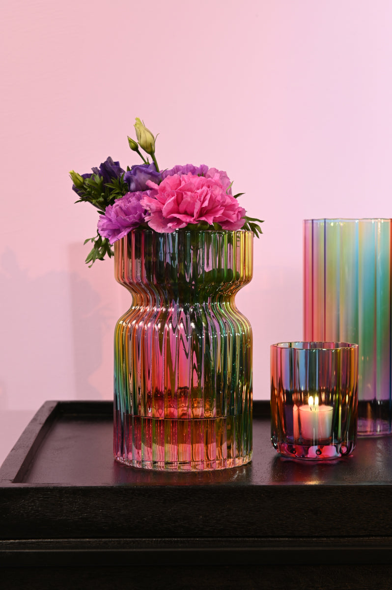 Giftcompany Jacquard Vase Wave mehrfarbig 19cm Lifestyle 1