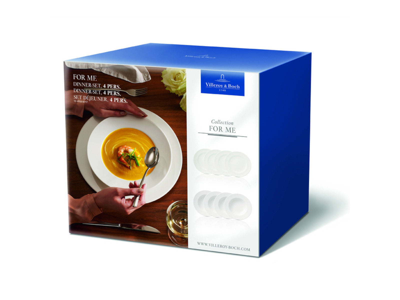 Villeroy & Boch For Me Dinner-Set 4 Personen Freisteller 1
