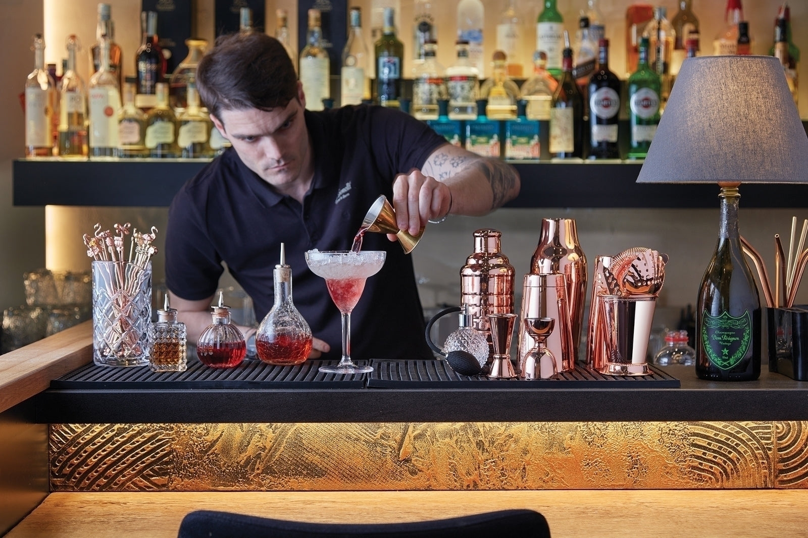 Paderno Elite Cocktaildoppelmaß edelstahl 20/40 ml Lifestyle 5