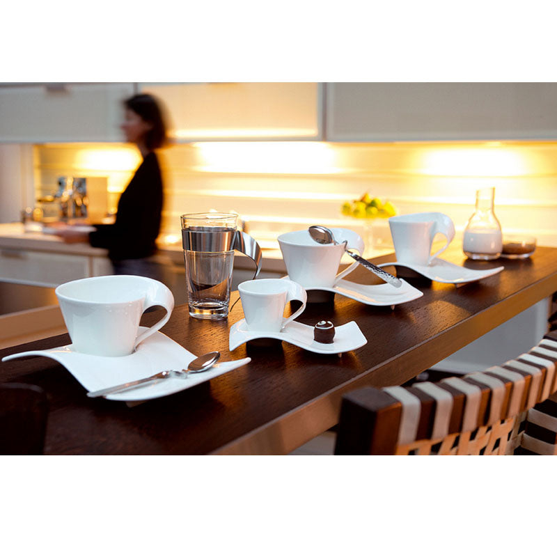 New Wave Caffe Partyplate gross 22 x 17 cm Set6 Lifestyle