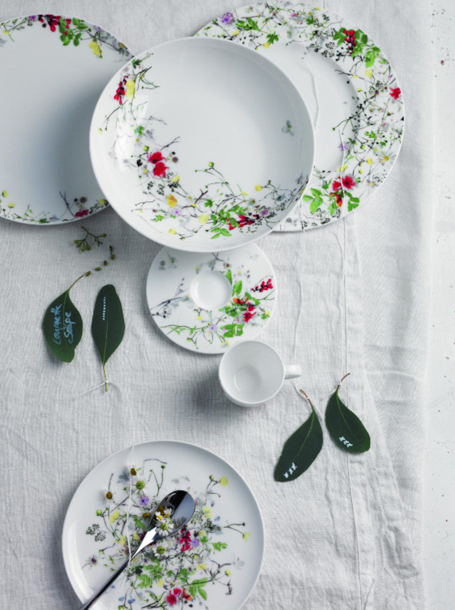 Rosenthal Brillance Fleurs Sauvages Suppen-Untertasse Lifestyle