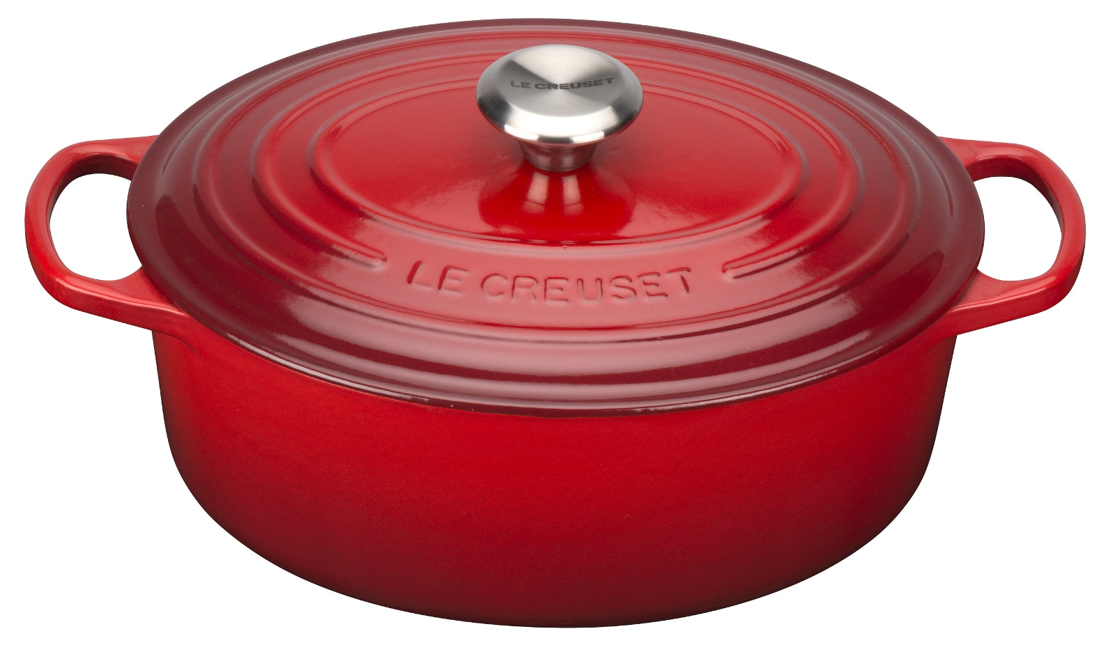 Le Creuset Bräter Signature oval kirschrot 31 cm