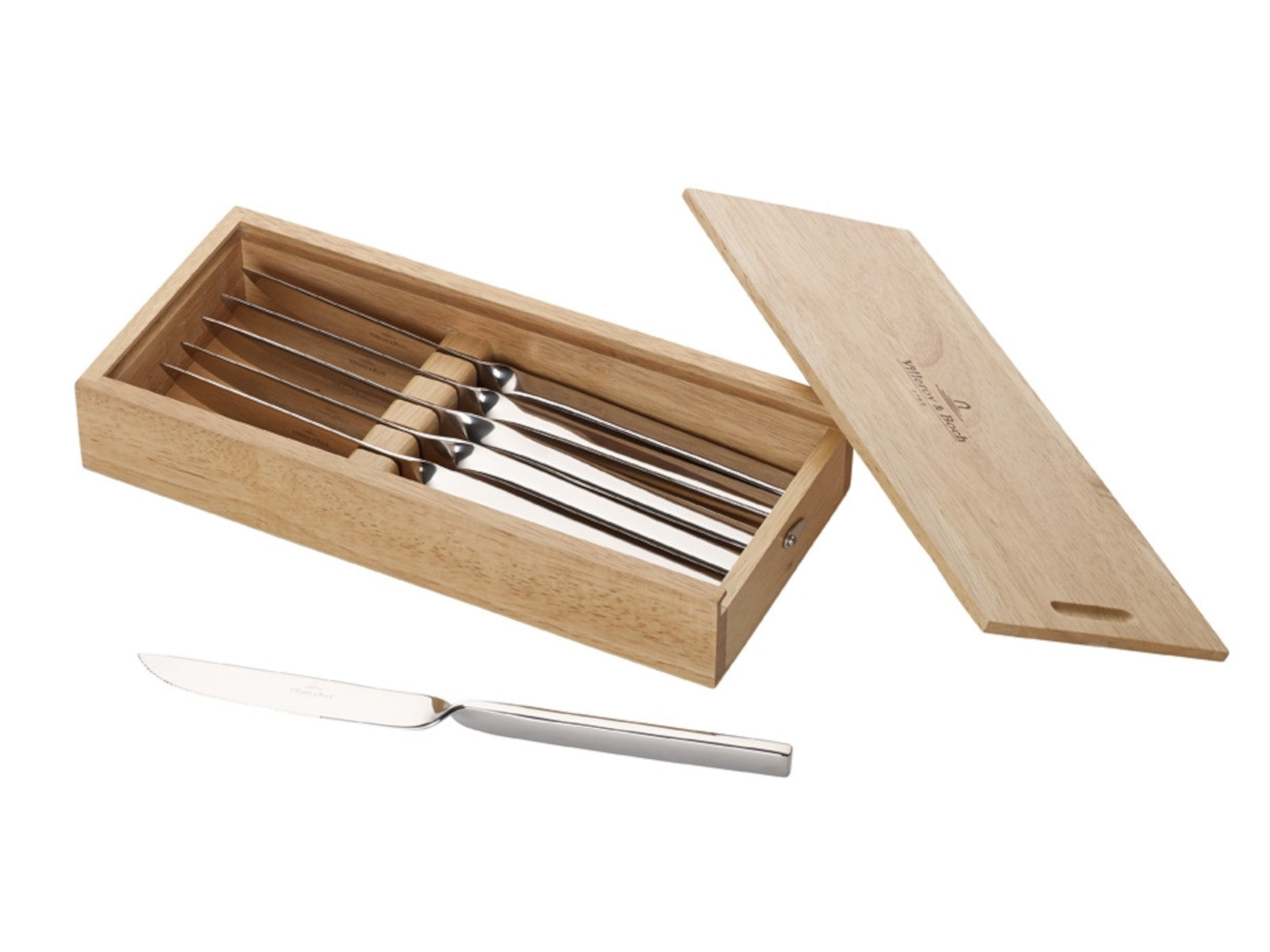 Villeroy & Boch New Wave Pizza & Steakmesser Set 6tlg. Freisteller 