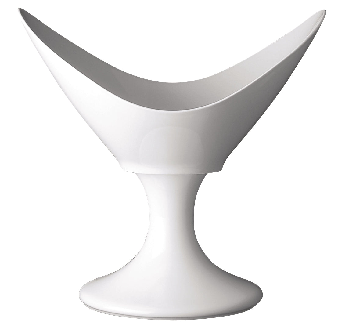 Rosenthal Free Spirit Weiss Schale auf Fuss 28 cm