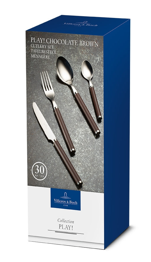 Villeroy & Boch Play! chocolate brown Tafelbesteck 30tlg. - Produktbild 2