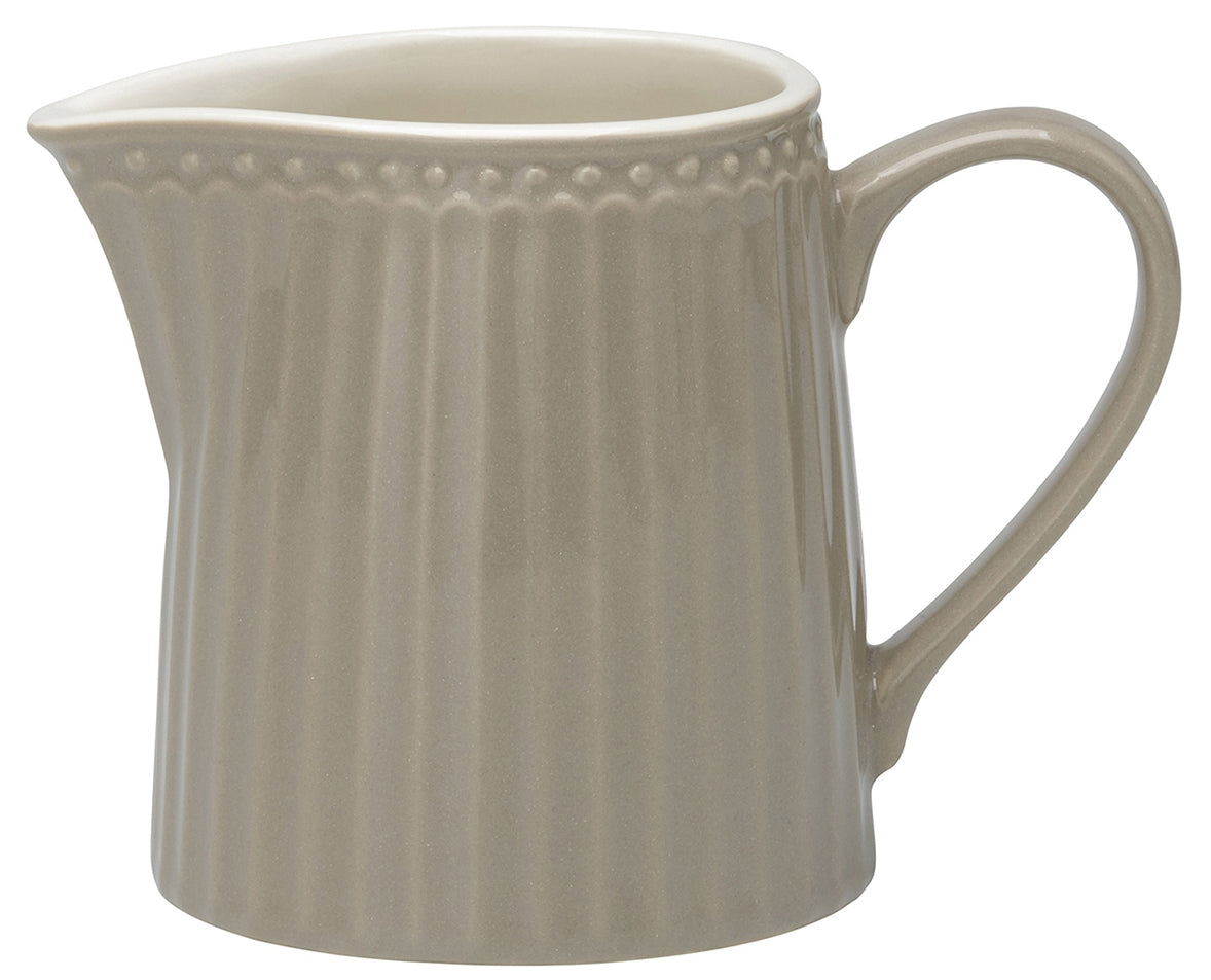 Greengate Alice Milchkännchen warm grey 0,25 l