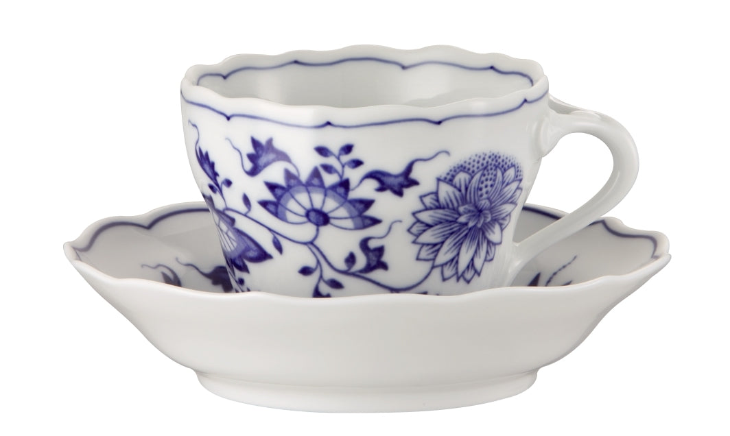 Hutschenreuther Blau Zwiebelmuster Kaffeetasse 2tlg.