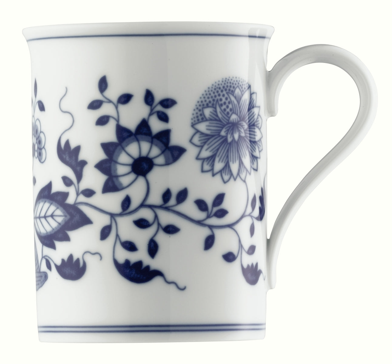 Hutschenreuther Blau Zwiebelmuster Becher mit Henkel 0,3 l