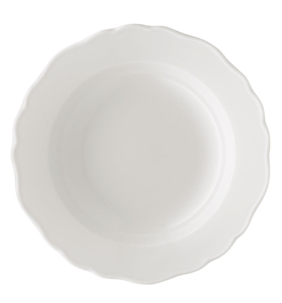 Hutschenreuther Maria Theresia Weiss Suppenteller 23 cm Fahne