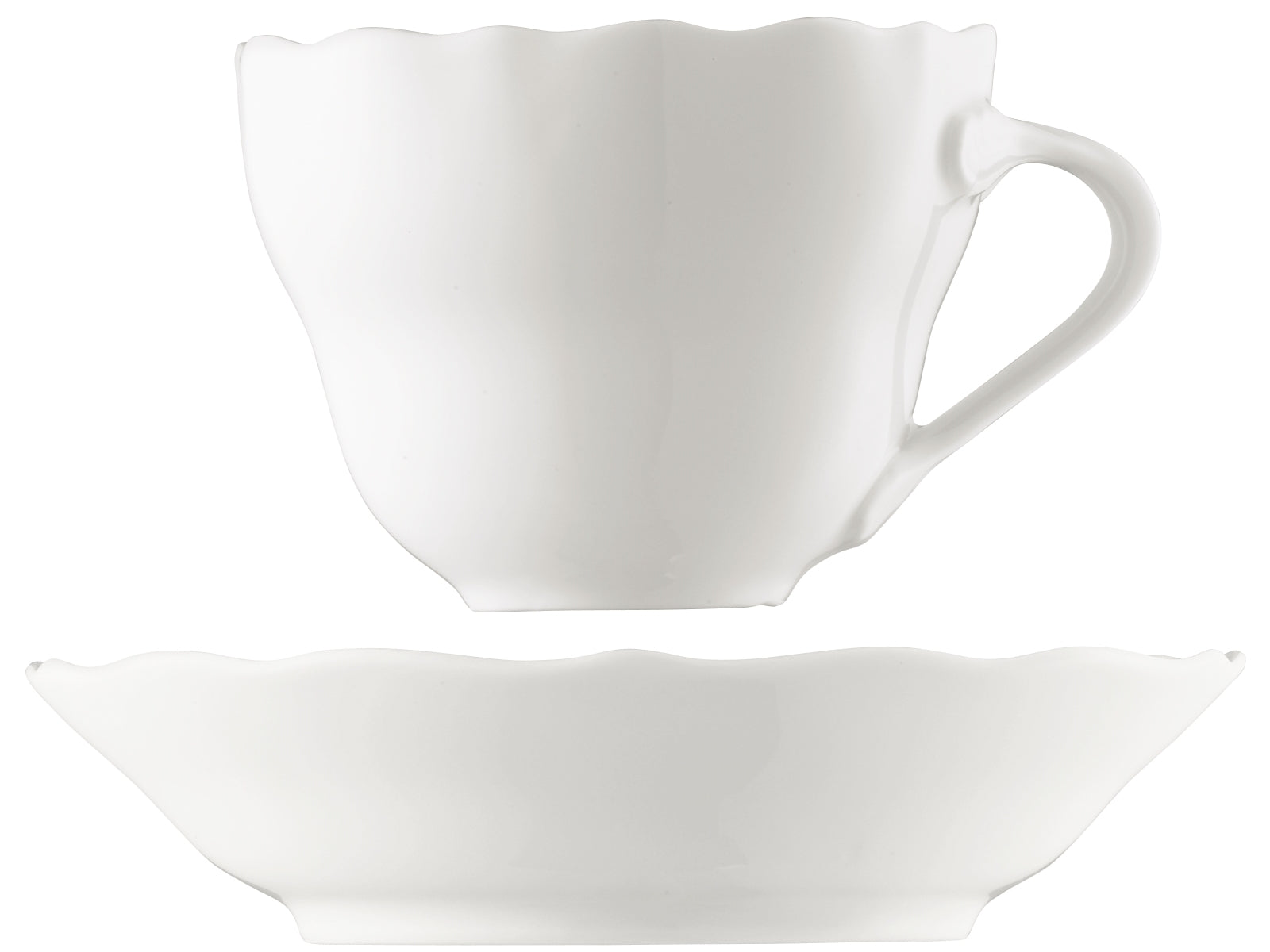 Hutschenreuther Maria Theresia Weiss Kaffeetasse 2tlg.
