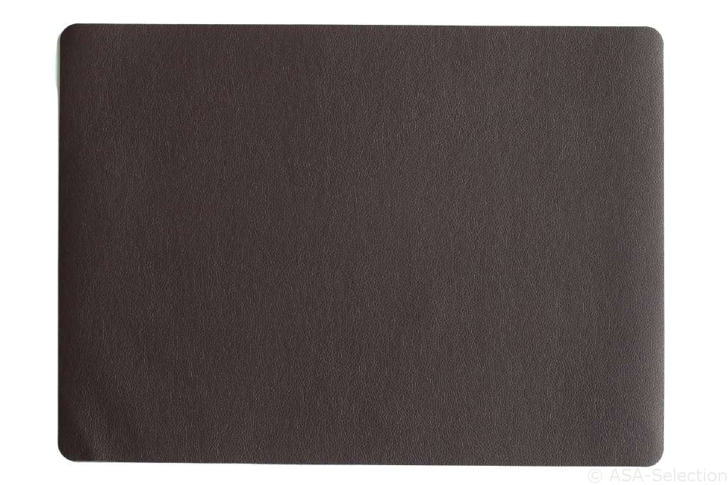 ASA Tischset Lederoptik schoko 46x33cm Set6 - Produktbild 2