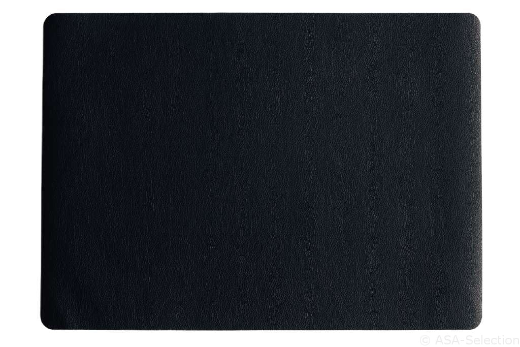 ASA Tischset Lederoptik schwarz 46 x 33 cm