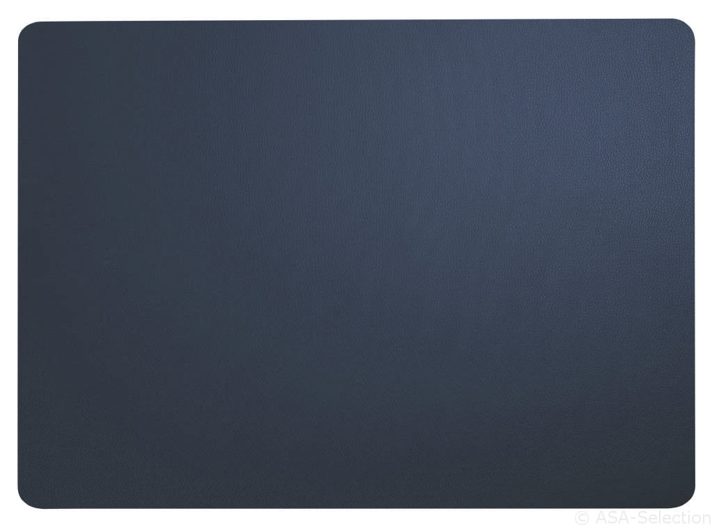 ASA Tischset Lederoptik navy 46 x 33 cm – Tischideen & Ambiente