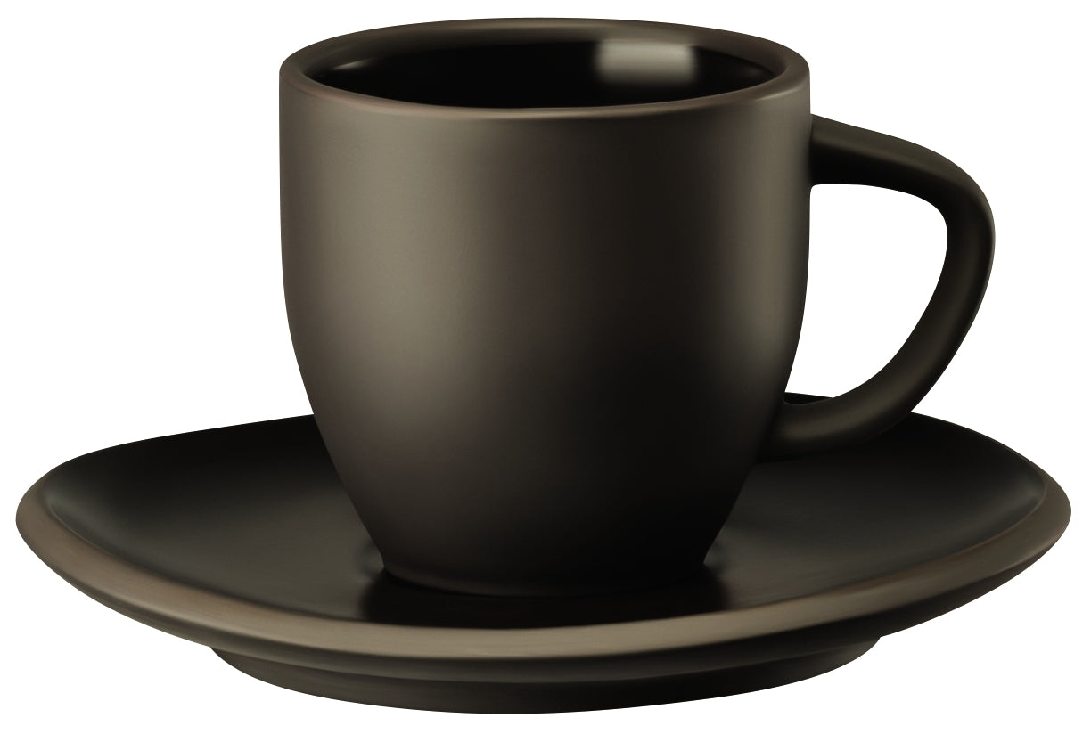 Rosenthal Junto Slate Grey Espressotasse mit Untertasse