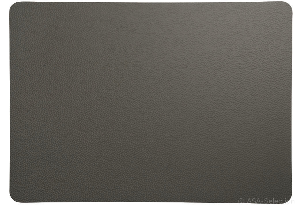 ASA Tischset Lederoptik rough graphit 46 x 33 cm