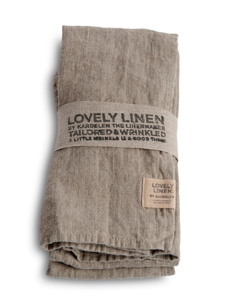 Lovely Linen Lovely Serviette Leinen natural beige (1 Stück)