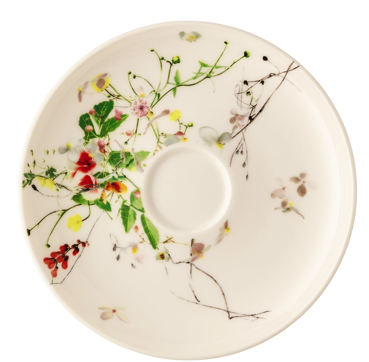 Rosenthal Brillance Fleurs Sauvages Kaffee-Untertasse 14 cm
