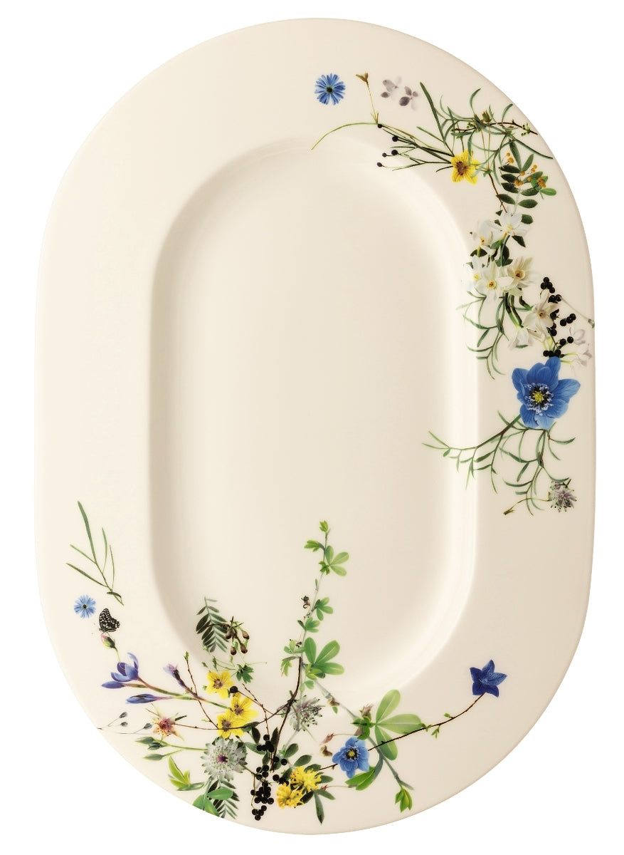 Rosenthal Brillance Fleurs des Alpes Platte 41 cm