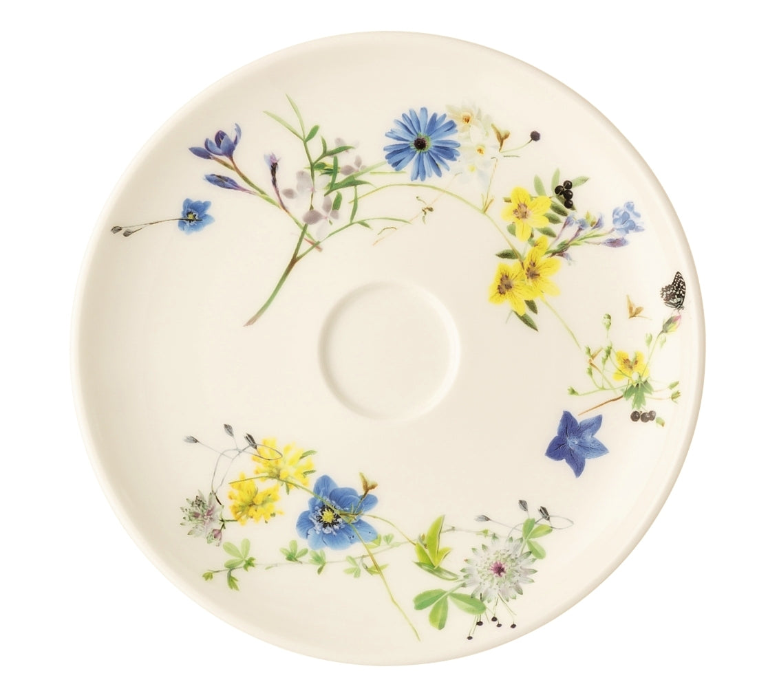 Rosenthal Brillance Fleurs des Alpes Kombi-Untertasse/Cp
