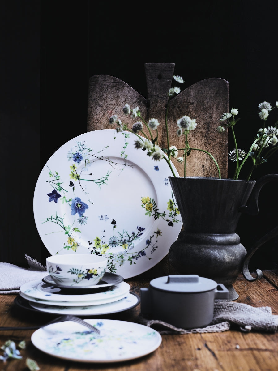Rosenthal Brillance Fleurs des Alpes Eierbecher m. Ablage – Tischideen & Ambiente